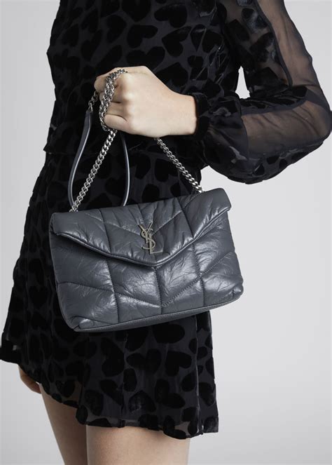 ysl puffer jacket|YSL puffer crossbody.